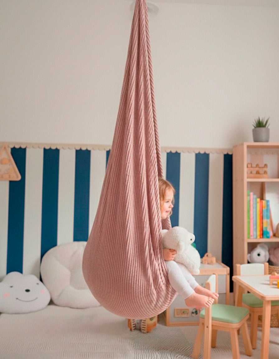 Meowbaby Hængekøjehule til børn – Aesthetic – Pudderrosa