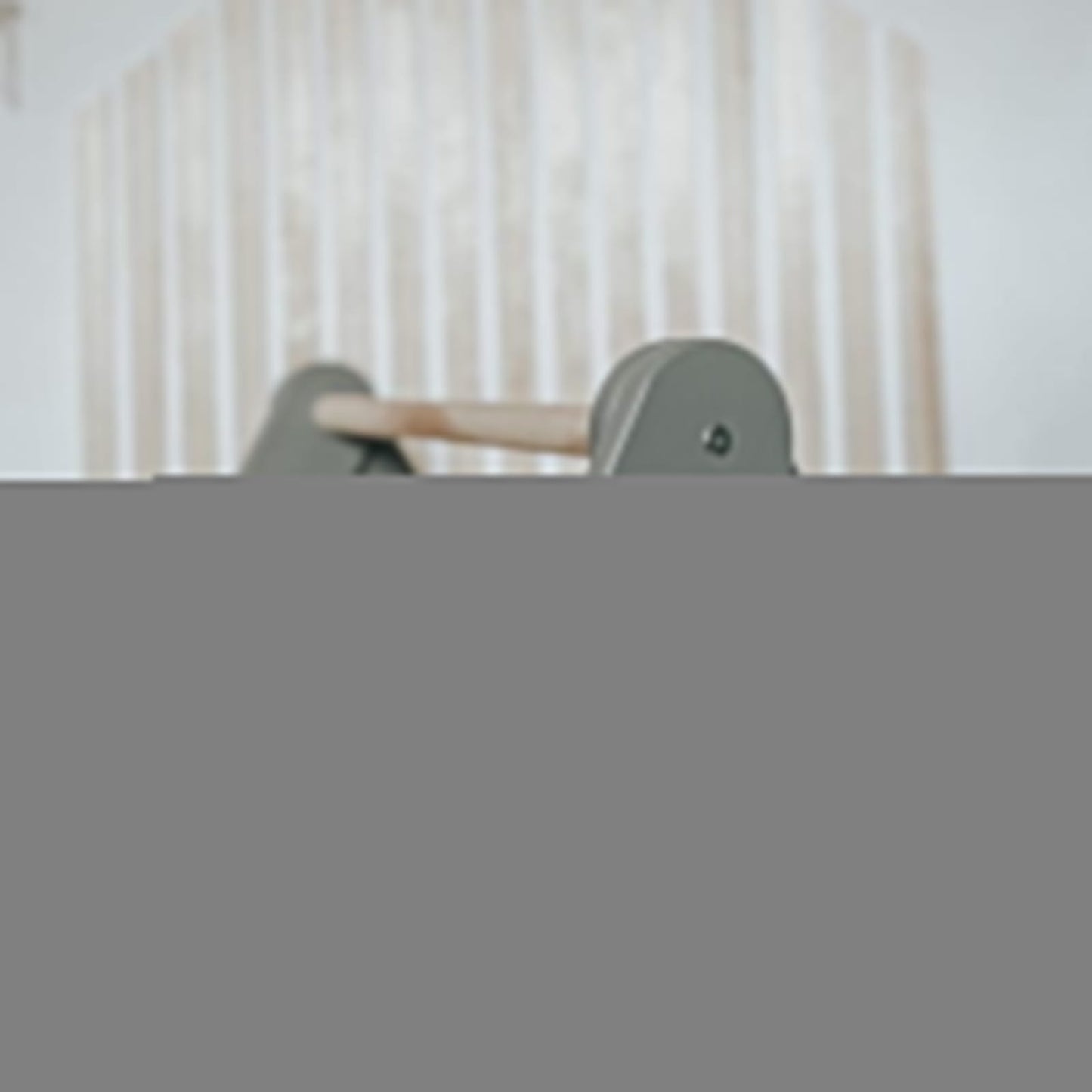 Ladder with a Slide-Climbing Wall - Grey