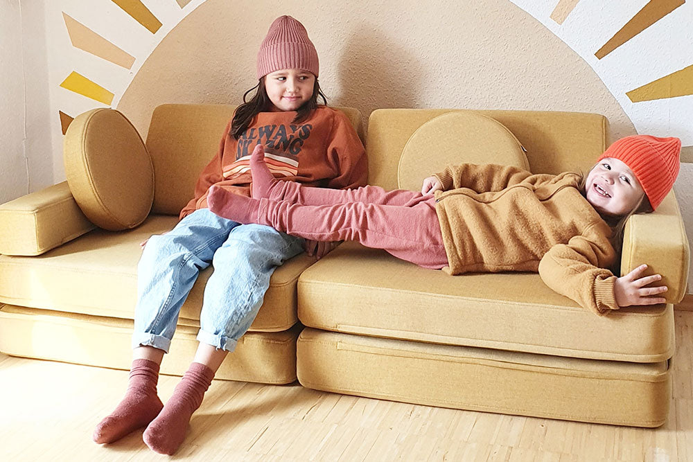 Shappy legesofa – Original 160 cm - Mustard