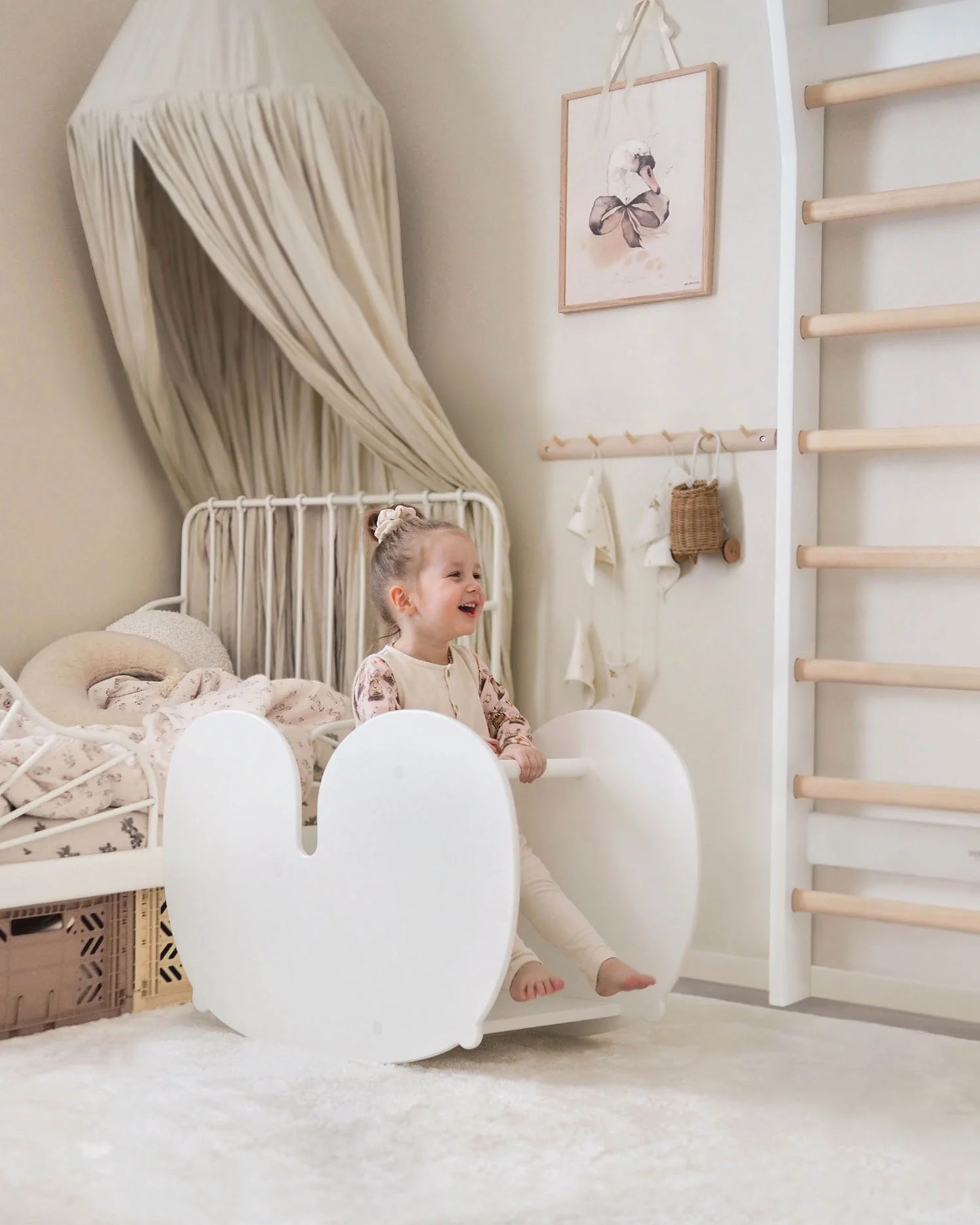 FitWood NUPPU gyngehest – hvid