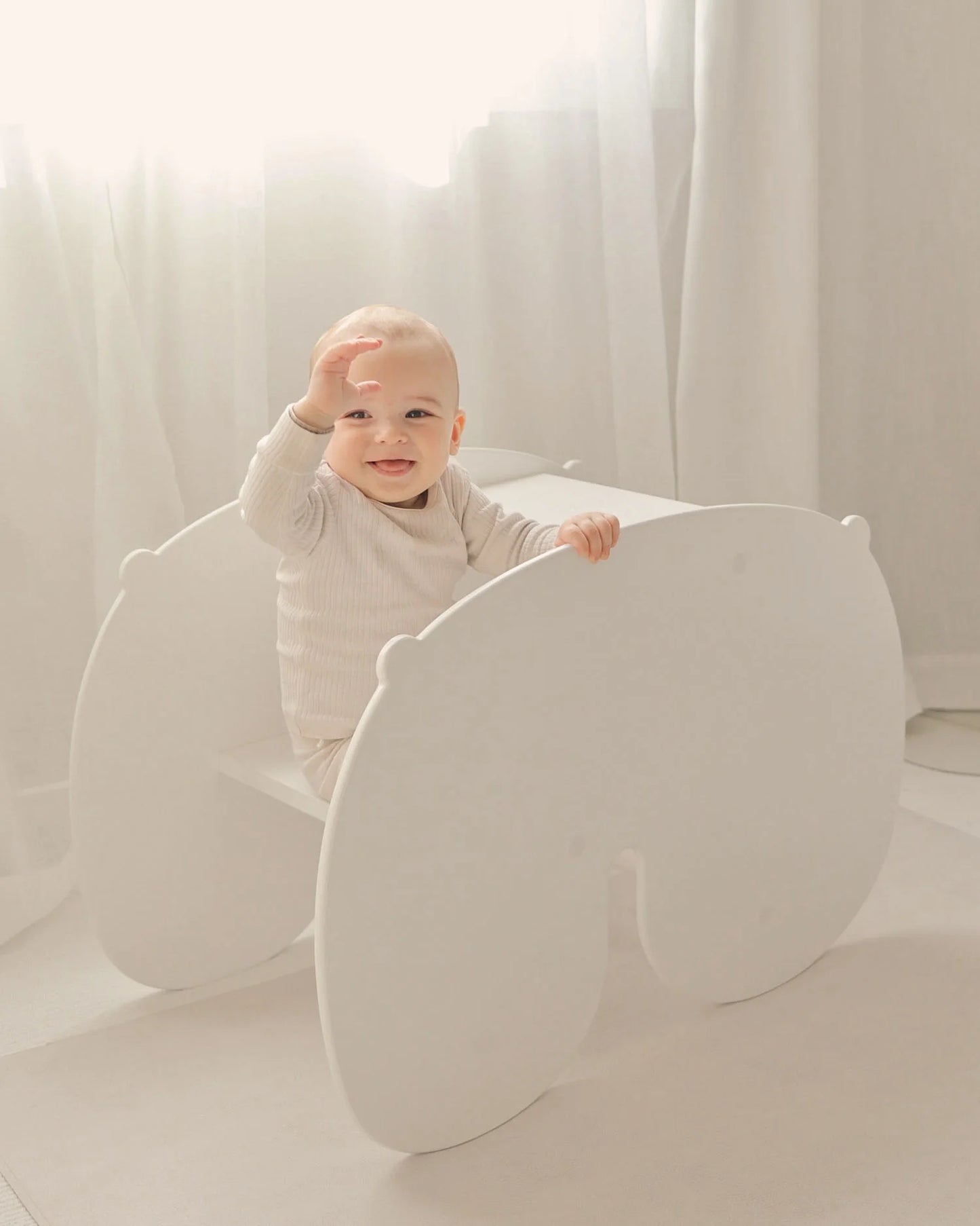 FitWood NUPPU gyngehest – hvid