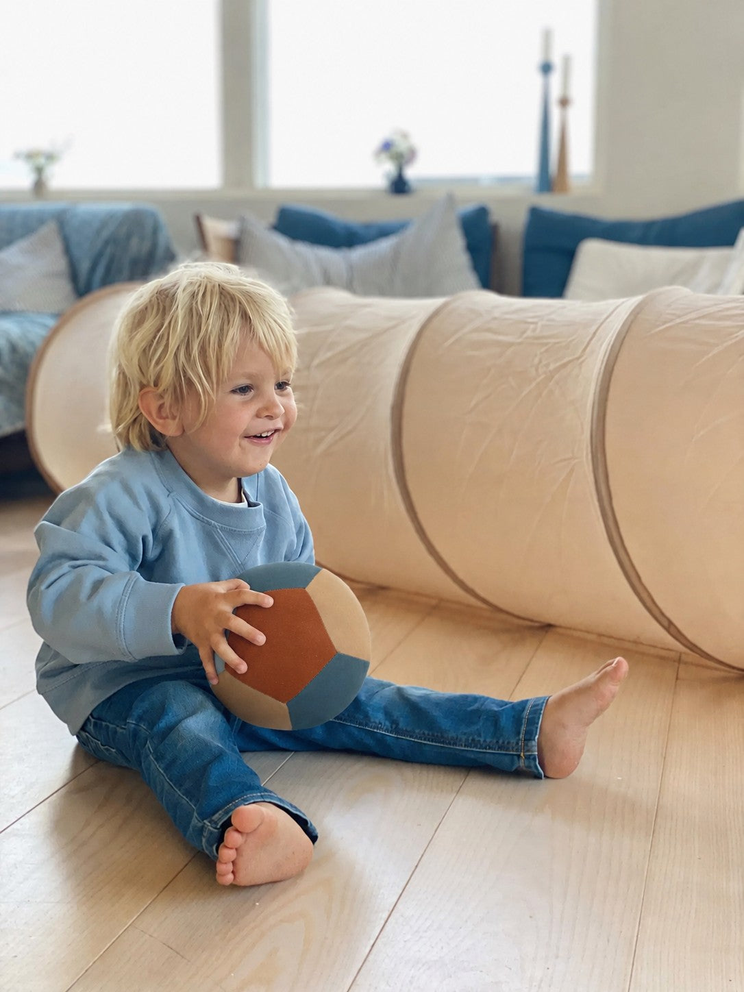 Fabelab stofbold til baby – Cobblestone Mix