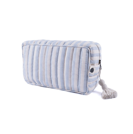 Pine Cone Lulu toilettaske – Blue Blossom Stripe