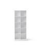 Oliver Furniture Wood reol 2x5 lodret med sokkel – hvid