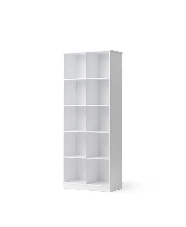 Oliver Furniture Wood reol 2x5 lodret med sokkel – hvid