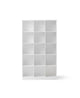 Oliver Furniture Wood reol 3x5 lodret med sokkel – hvid