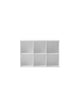 Oliver Furniture Wood reol 3x2 vandret til ophæng – hvid