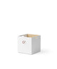 Oliver Furniture Wood opbevaringskasser 2 stk. – hvid/eg