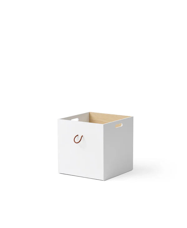 Oliver Furniture Wood opbevaringskasser 3 stk. – hvid/eg