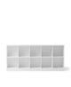 Oliver Furniture Wood reol 5x2 vandret med sokkel – hvid
