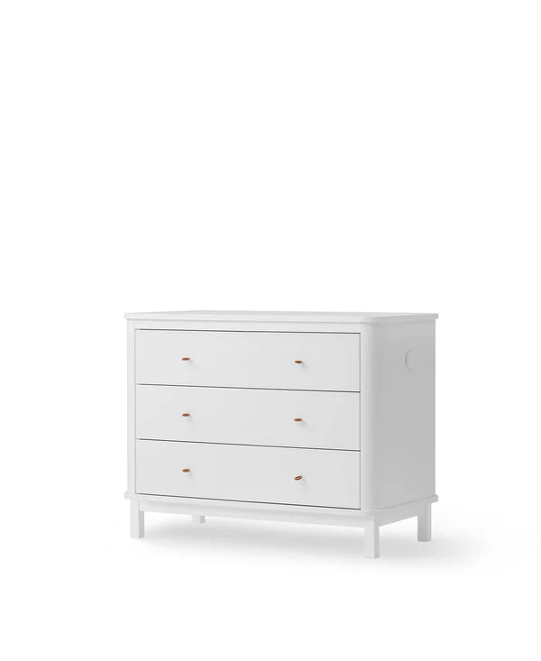 Oliver Furniture Wood kommode med 3 skuffer – hvid