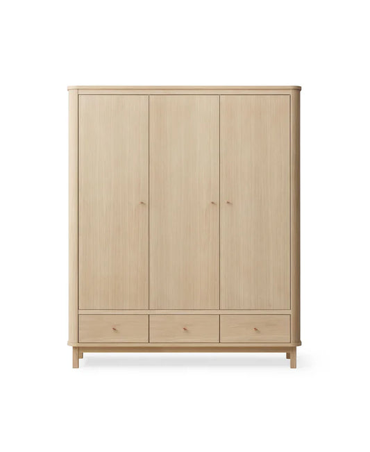Oliver Furniture Wood garderobeskab med 3 døre – eg