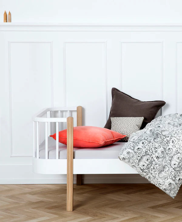 Oliver Furniture Wood Original seng 90x200 cm – hvid/eg