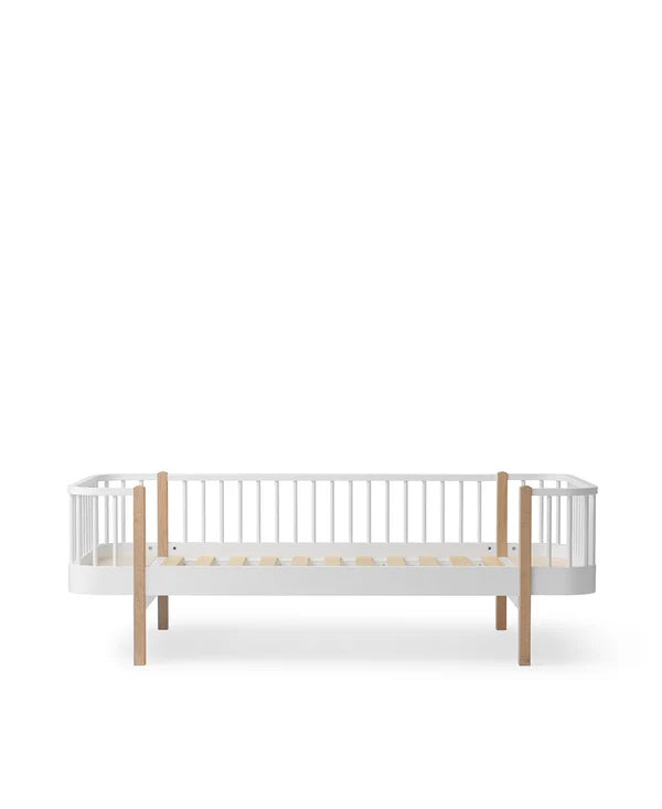 Oliver Furniture Wood Original seng 90x200 cm – hvid/eg