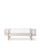 Oliver Furniture Wood Original seng 90x200 cm – hvid/eg