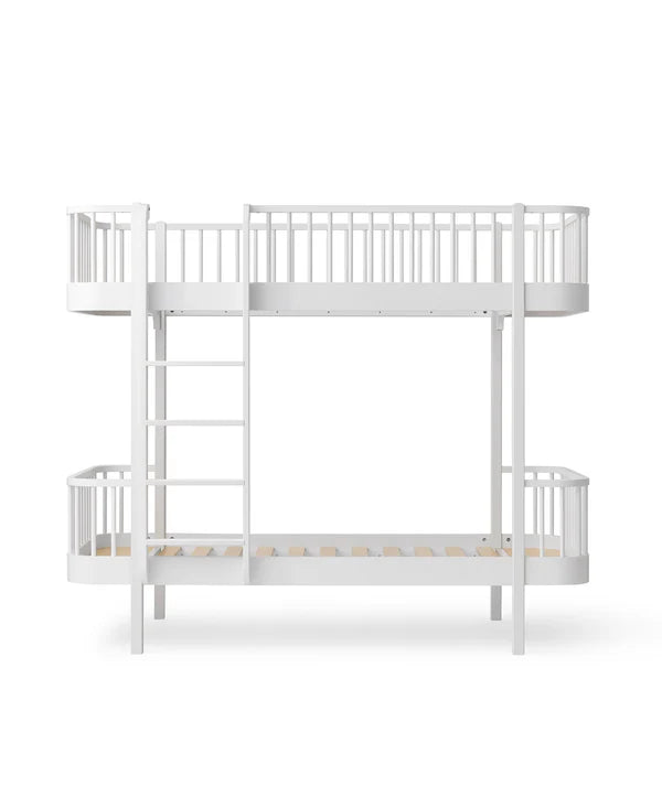 Oliver Furniture Wood Original køjeseng 90x200 cm – hvid/eg