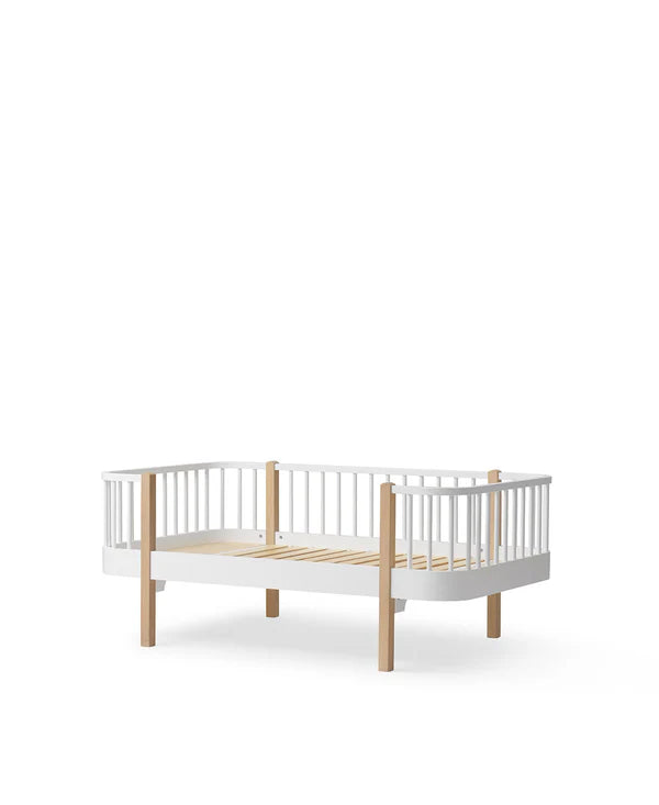 Oliver Furniture Wood Original juniorseng 90x160 cm – hvid/eg