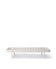 Oliver Furniture Wood Lounger seng 120x200 cm – hvid