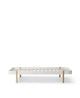 Oliver Furniture Wood Lounger seng 120x200 cm – hvid/eg