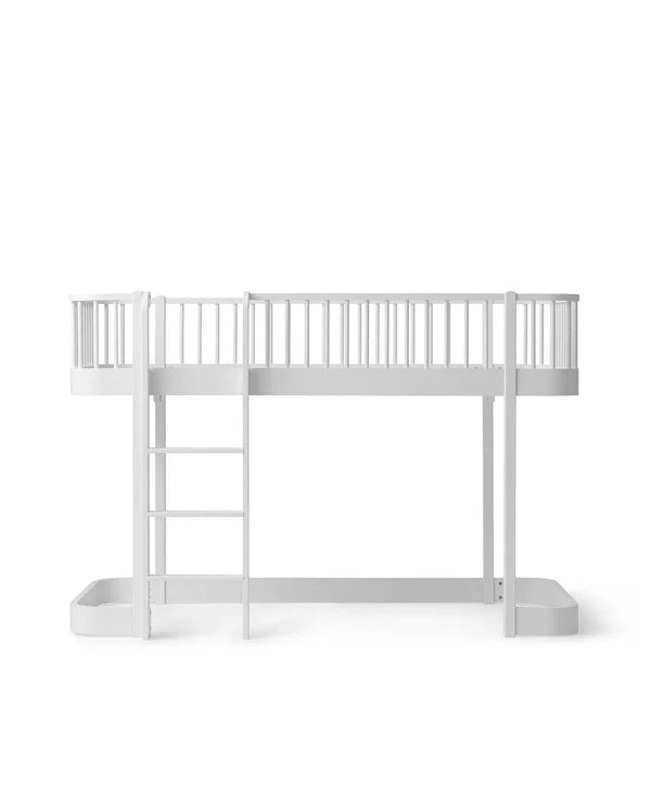 Oliver Furniture Wood Original halvhøj seng 90x200 cm – hvid