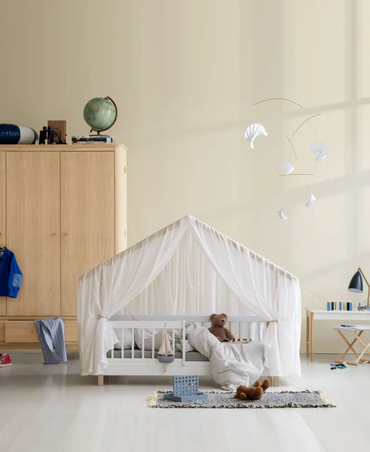 Oliver Furniture Wood Mini+ husseng – hvid/eg