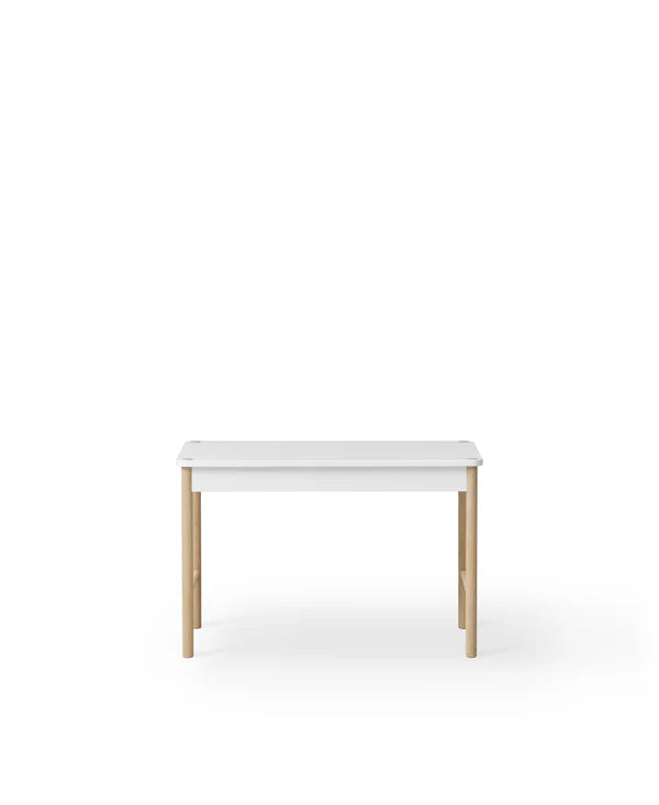 Oliver Furniture Camp toddler legebord – hvid/eg