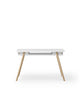 Oliver Furniture Camp junior skrivebord – justerbart i hvid/eg