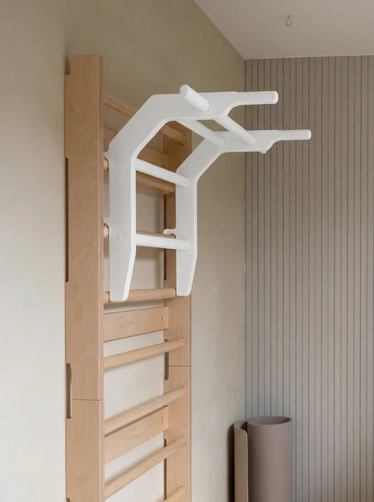 FitWood OKSA pull-up bar & dip station - Hvid