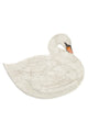 Lorena Canals vaskbart gulvtæppe Swan 120 x 100 cm – natur