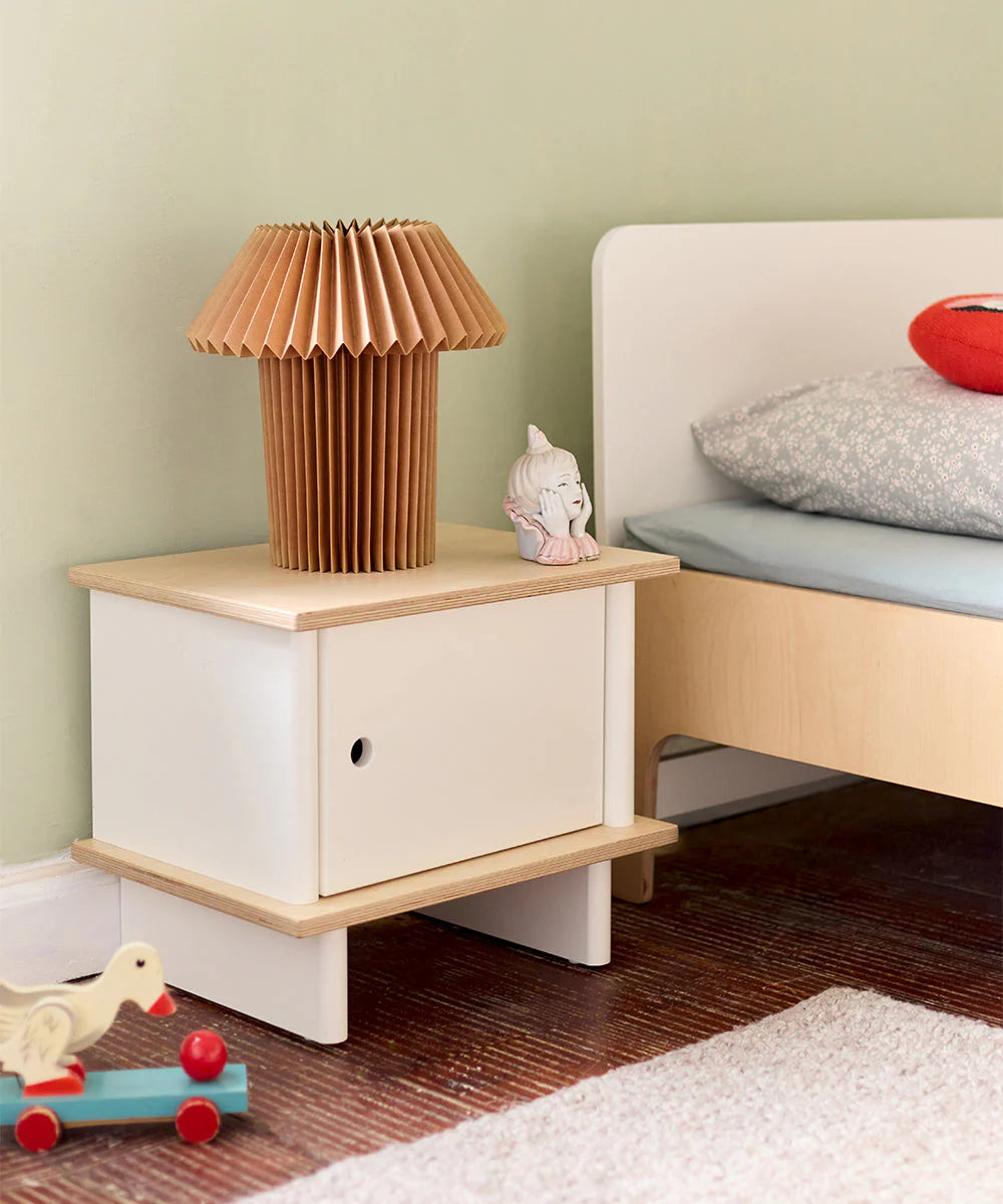Oeuf NYC ML natbord – hvid/birk