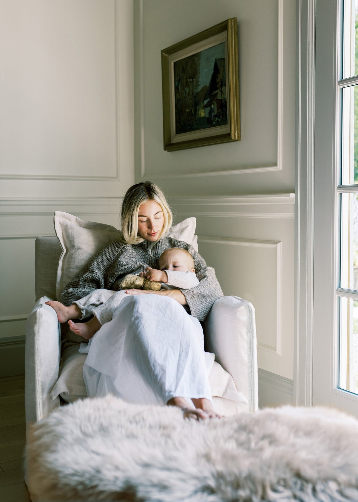 Oilo Studio Margot ammestol med 360° dreje- og glidefunktion – flere farver og tekstiler