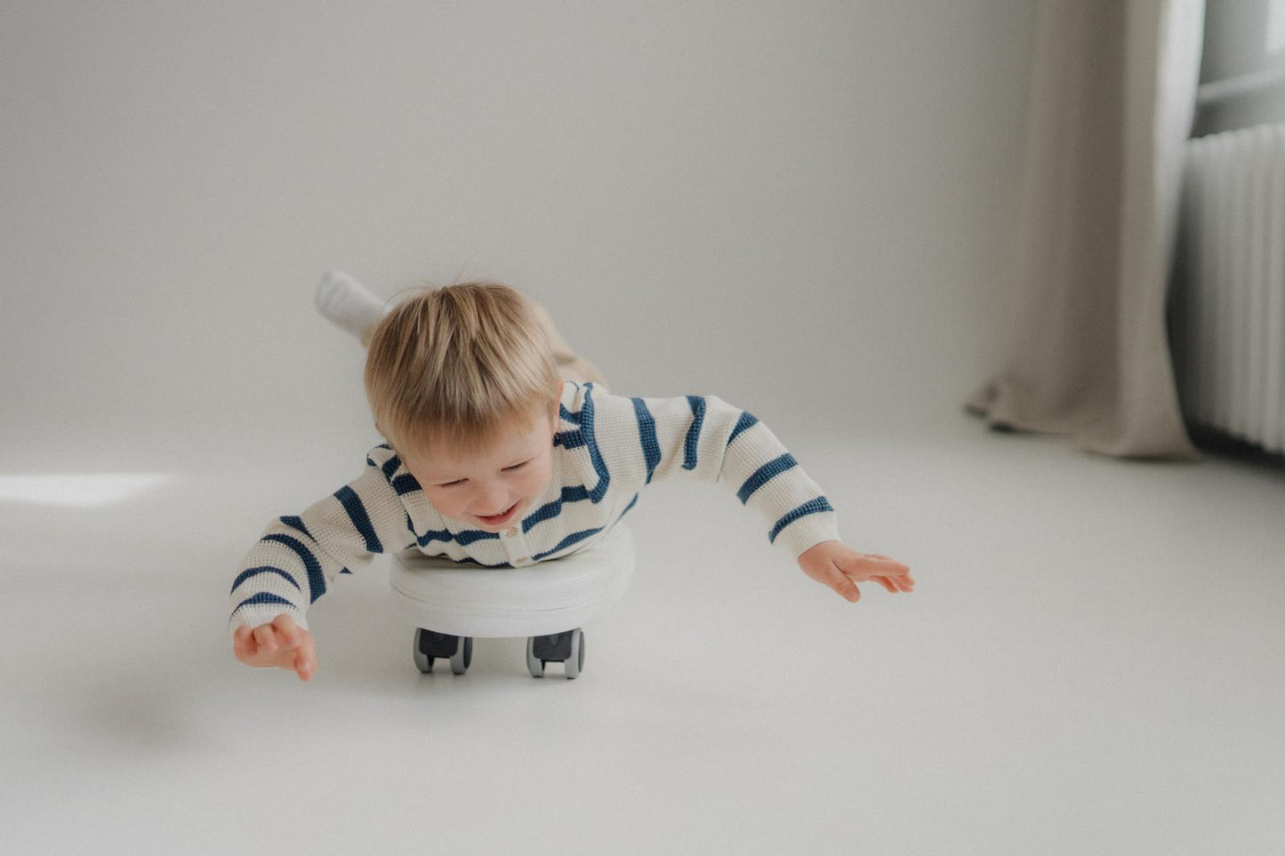 leg&go Surf & Ride rullebræt til børn – hvid
