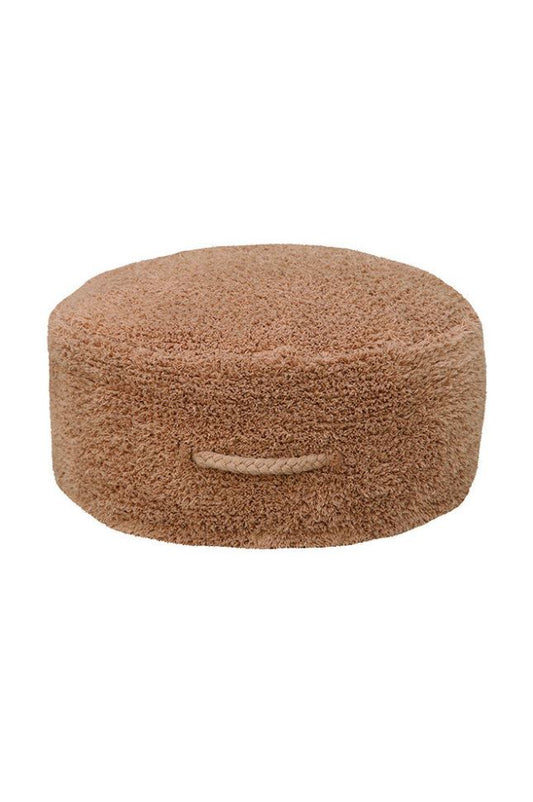 Lorena Canals puf Chill Chestnut – blød puf i chestnut