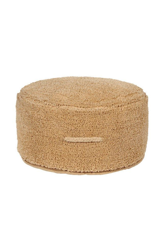 Lorena Canals puf Chill Honey – blød puf i honningfarve