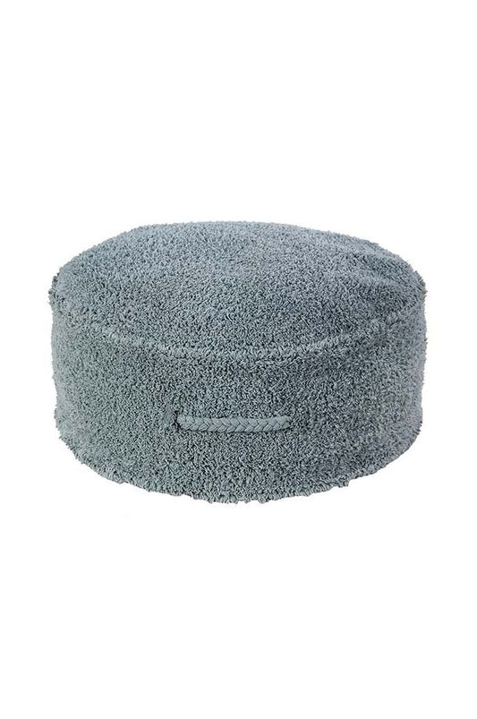 Lorena Canals puf Chill Vintage Blue – blød puf i blå
