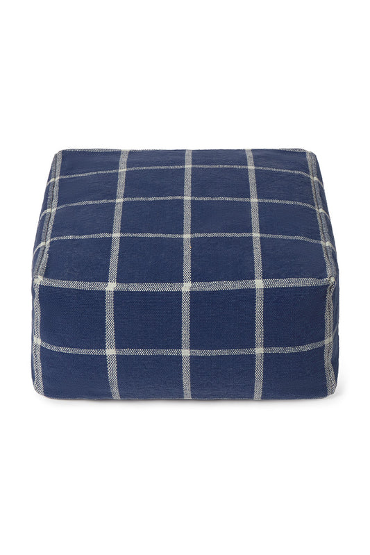 Lorena Canals puf Geo Block – Navy Blue