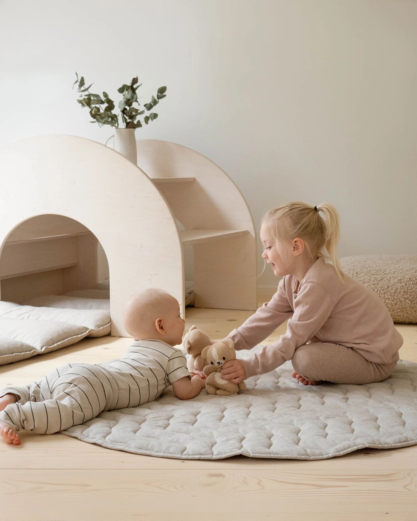 FitWood PILVI legetæppe / legemåtte – sand