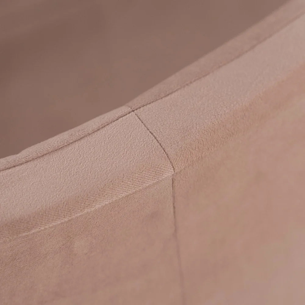 Plush Nest boldbassin uden bolde, rundt, 90x30 cm, guld/beige, velour