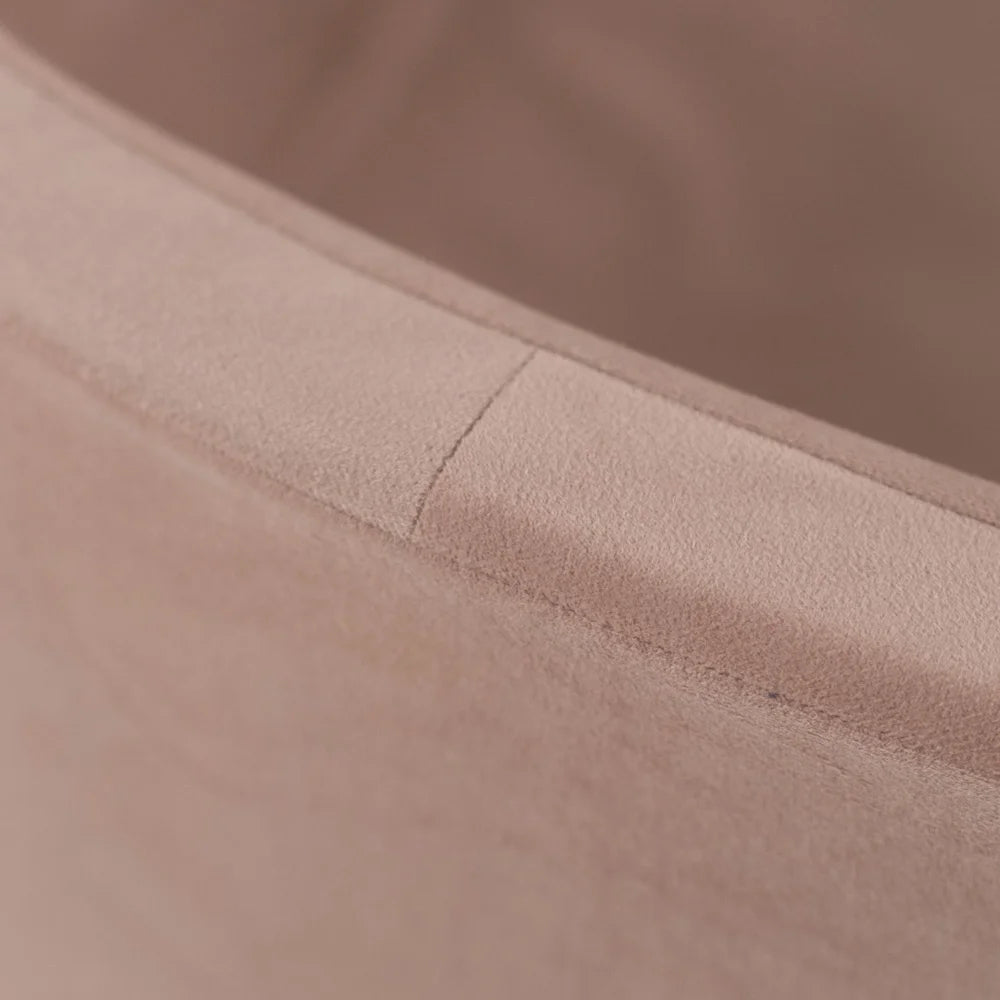 Plush Nest boldbassin uden bolde, rundt, 90x30 cm, guld/beige, velour