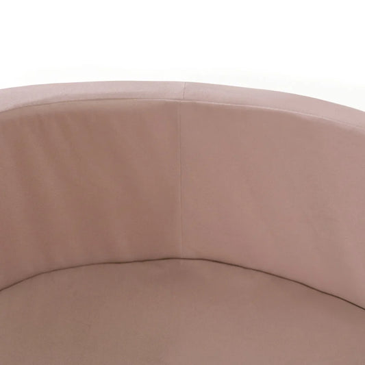 Plush Nest boldbassin uden bolde, rundt, 90x30 cm, guld/beige, velour