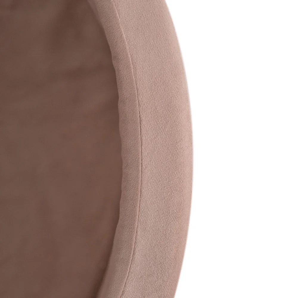 Plush Nest boldbassin uden bolde, rundt, 90x30 cm, guld/beige, velour