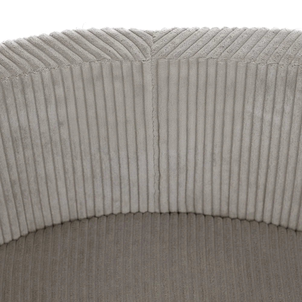 Plush Nest boldbassin uden bolde, rundt, 90x30 cm, beige, kraftig fløjl