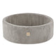 Plush Nest boldbassin uden bolde, rundt, 90x30 cm, beige, kraftig fløjl