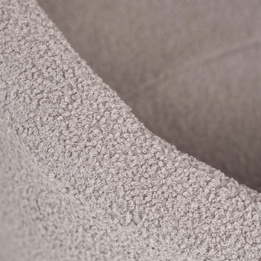 Plush Nest blomsterformet boldbassin uden bolde – 95×30 cm - grå