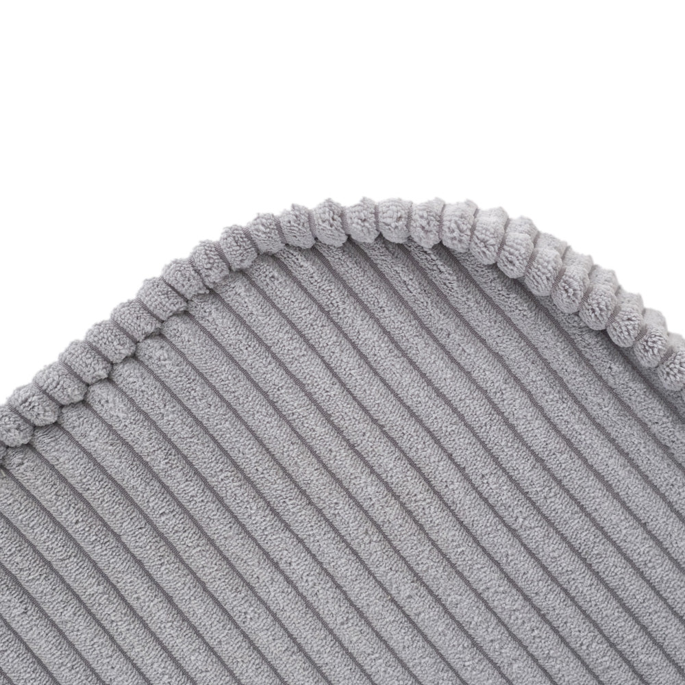 Plush Nest mini-legesofa med liggefunktion, 150x60x25 cm, grå fløjl