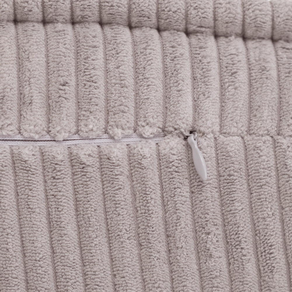 Plush Nest mini-legesofa med liggefunktion, 150x60x25 cm, beige fløjl