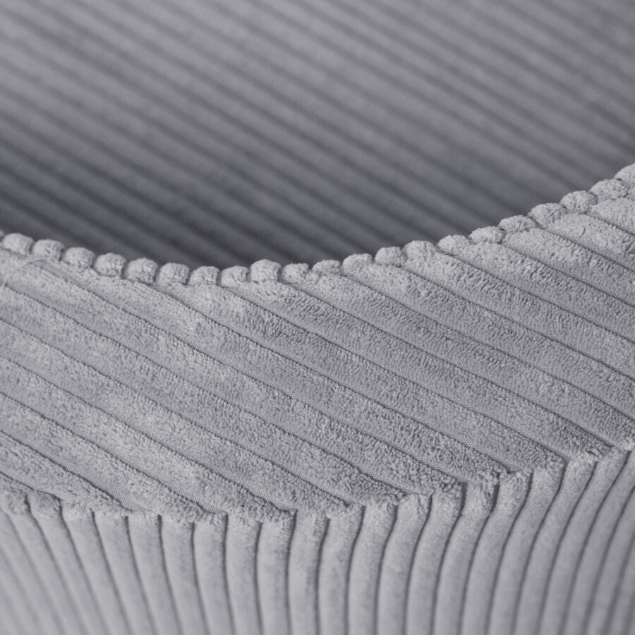 Plush Nest børnestol i grå – premium fløjl