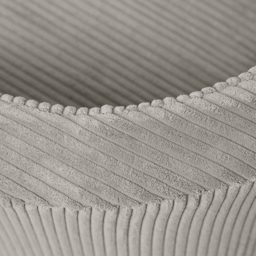 Plush Nest børnestol i beige – premium fløjl