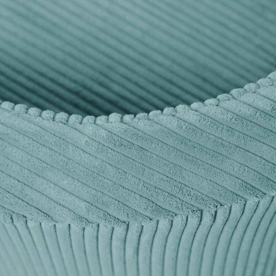 Plush Nest børnestol i blå – premium fløjl