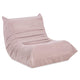 Plush Nest MOONI ergonomisk lænestol til børn – light pink, premium corduroy